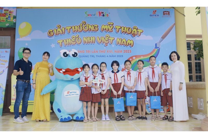 BITEX tài trợ cuộc thi vẽ - Giải Thưởng Mỹ Thuật Thiếu Nhi Việt Nam thị xã Quảng Trị lần thứ XVI