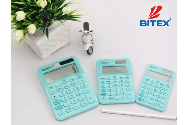 Top 3 máy tính mini casio để bàn dành cho nhân viên văn phòng