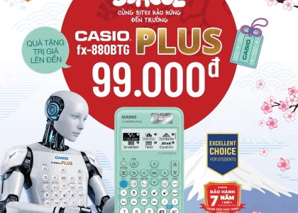 BACK TO SCHOOL 2026: KHỞI ĐẦU NĂM HỌC MỚI – NHẬN QUÀ HỌC TẬP HẤP DẪN CÙNG CASIO