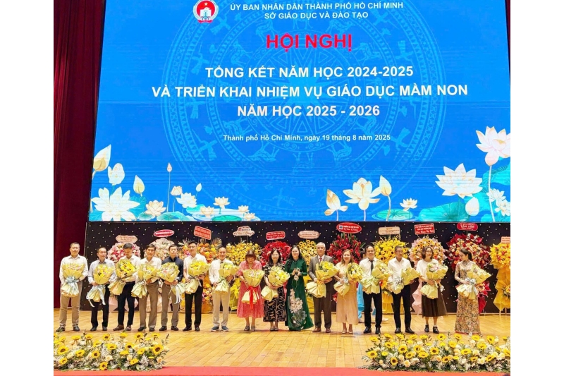 BITEX ĐỒNG HÀNH CÙNG SỞ GD&ĐT TP.HCM TRONG HỘI NGHỊ TỔNG KẾT NĂM HỌC 2024-2025 VÀ TRIỂN KHAI NHIỆM VỤ GIÁO DỤC MẦM NON 2025-2026