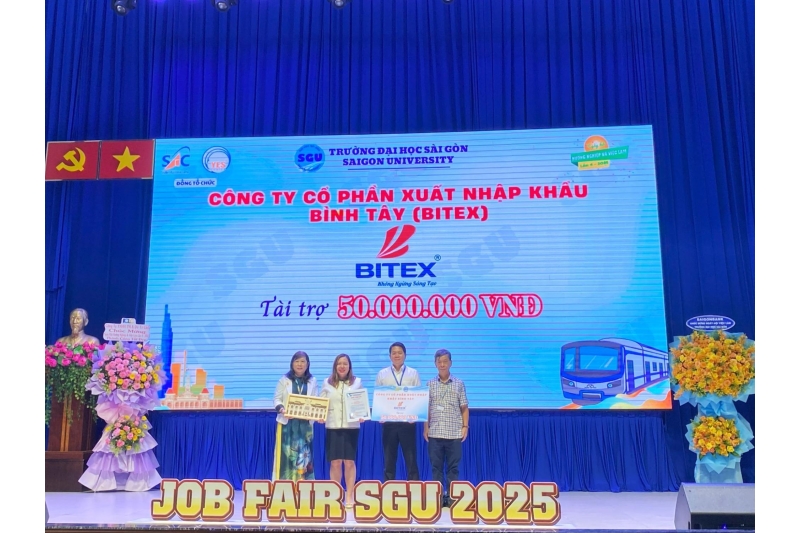 BITEX đồng hành với sinh viên Đại học Sài Gòn tại Ngày Hội Việc Làm 2025
