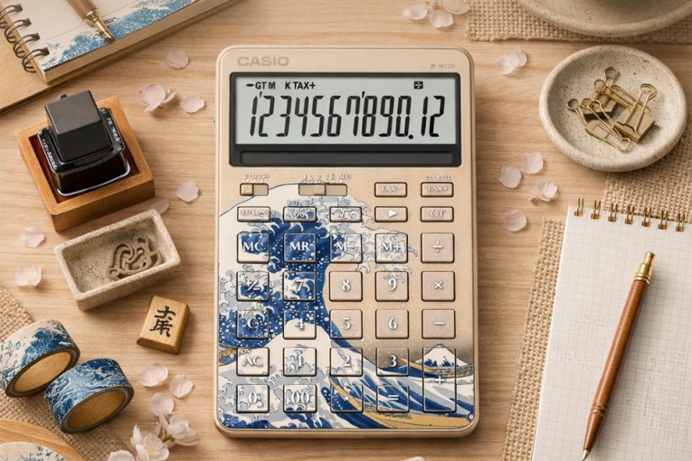 CASIO GIỚI THIỆU BỘ SƯU TẬP MÁY TÍNH HOKUSAI PHIÊN BẢN GIỚI HẠN - SẮC MÀU NGHỆ THUẬT NHẬT BẢN TRONG TAY BẠN
