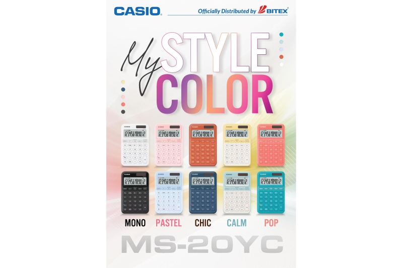 CASIO MS-20YC - Khi máy tính cũng trở thành tuyên ngôn phong cách