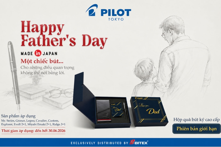 Gợi Ý Quà Tặng Ngày Của Cha: Hộp Quà Bút Ký Cao Cấp PILOT – Thay Lời Muốn Nói Gửi Đấng Sinh Thành