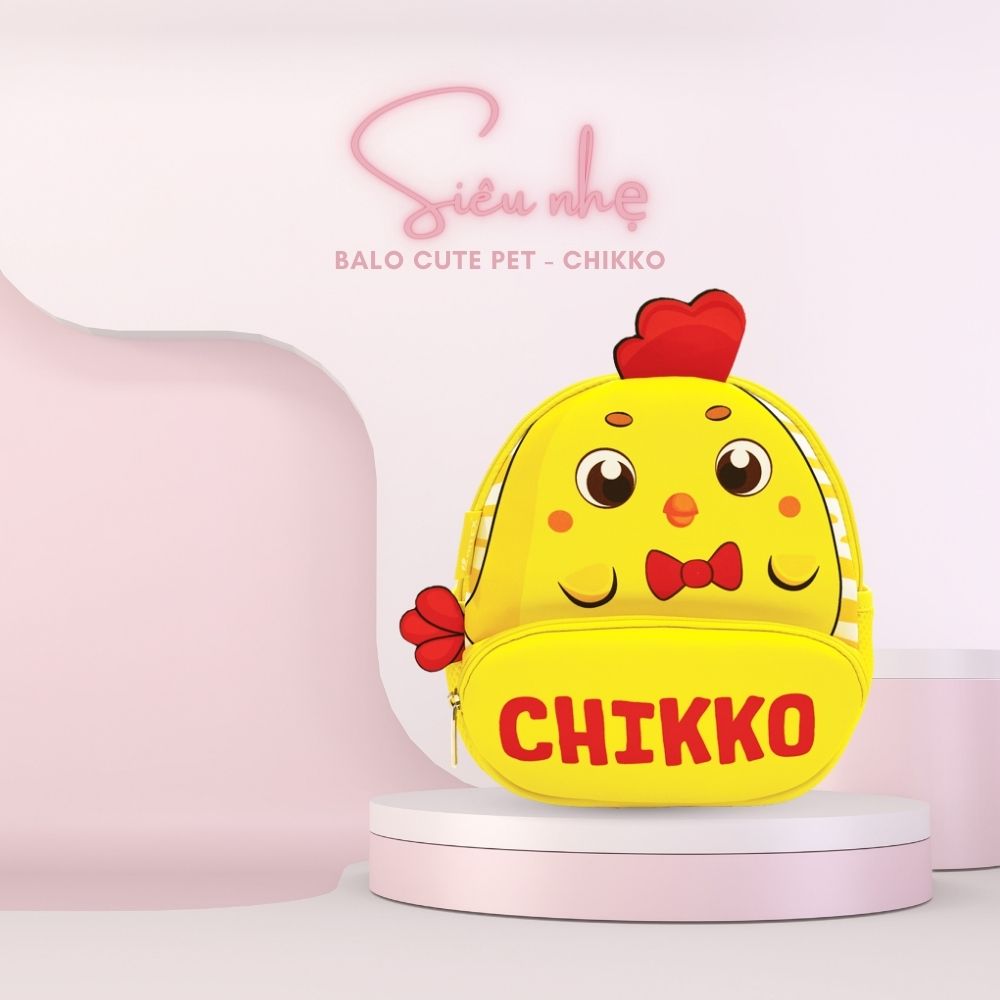 Balo siêu nhẹ Cute Pets-Chikko B-020 được làm bằng chất liệu EVA
