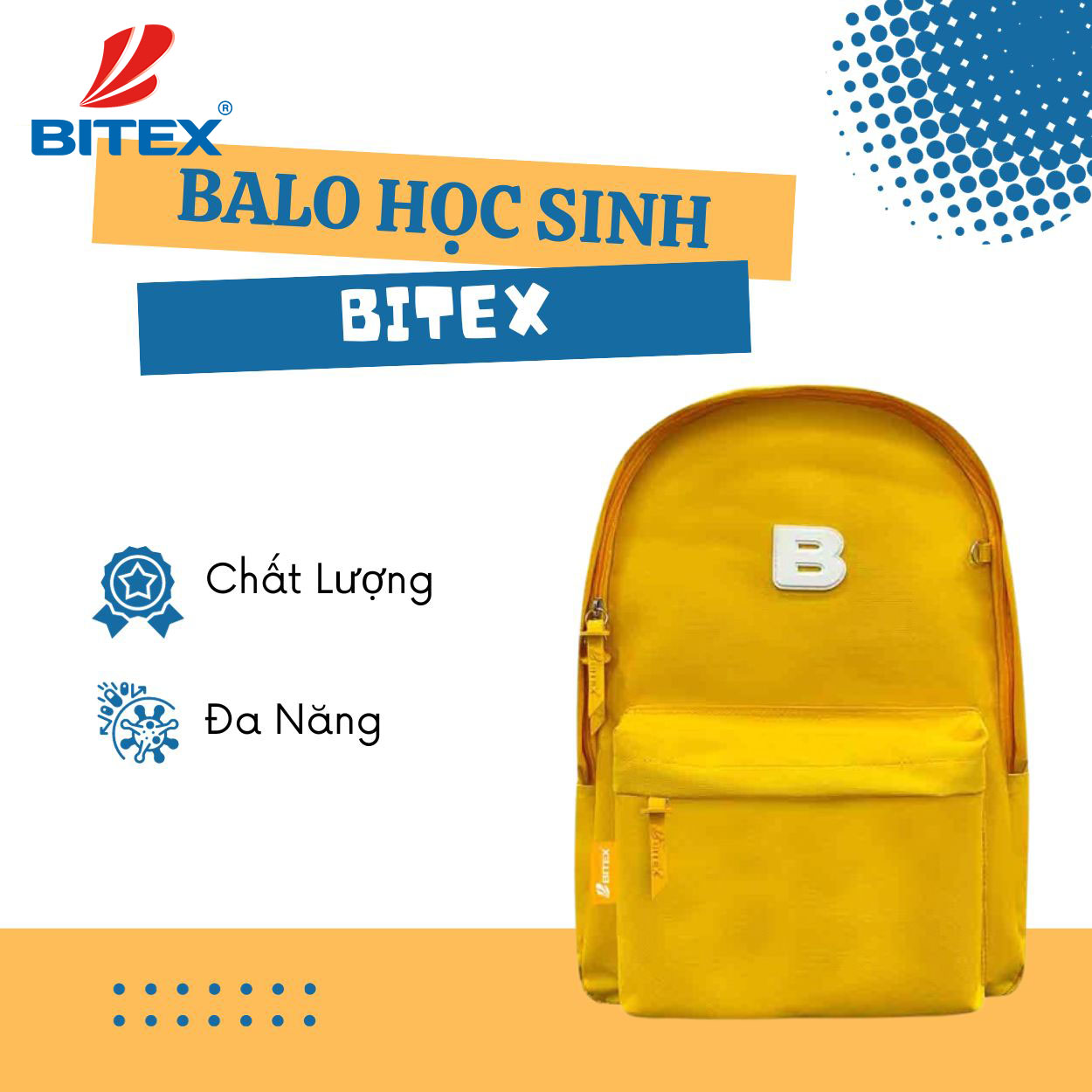 Cặp sách học thêm nên chọn loại cặp có nhiều ngăn và gọn nhẹ