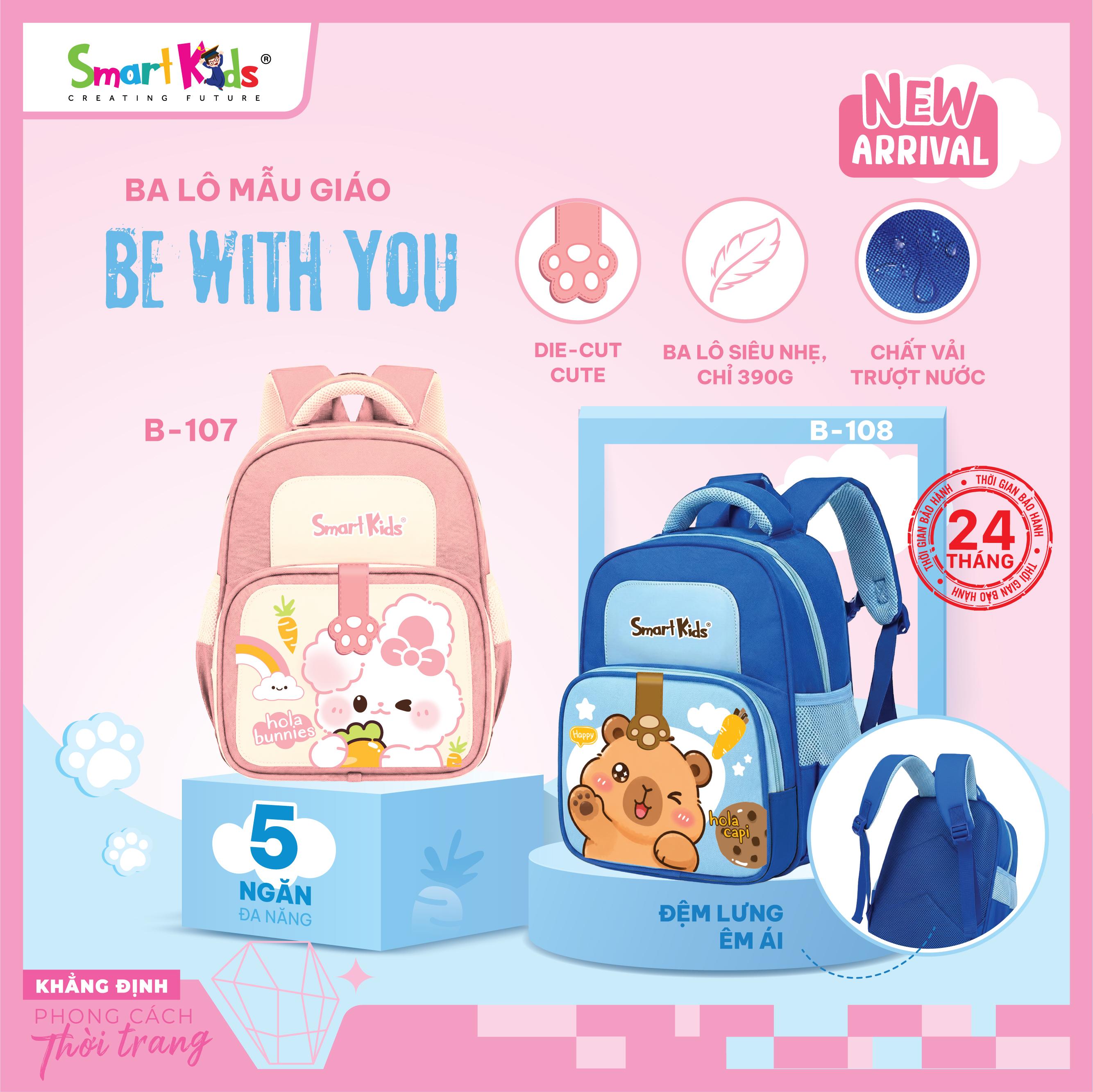 BALO MẪU GIÁO BE WITH YOU, NGƯỜI BẠN NHỎ CÙNG BÉ KHÁM PHÁ THẾ GIỚI