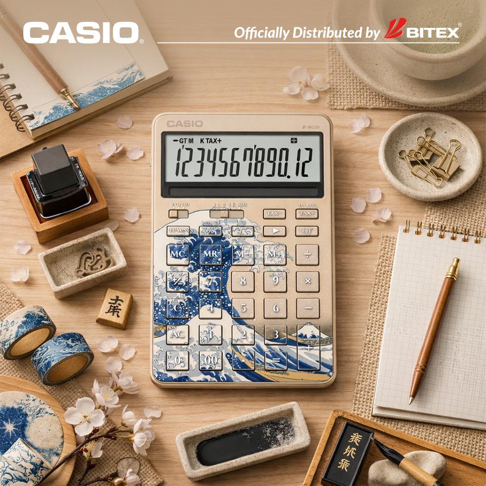 CASIO GIỚI THIỆU BỘ SƯU TẬP MÁY TÍNH HOKUSAI PHIÊN BẢN GIỚI HẠN - SẮC MÀU NGHỆ THUẬT NHẬT BẢN TRONG TAY BẠN