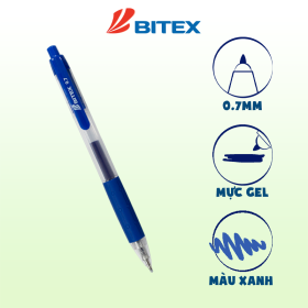 Bút gel mực xanh (0.7mm) G03 (12 cây/hộp)