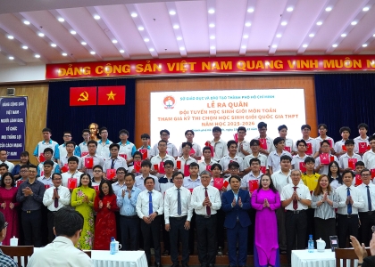 BITEX ĐỒNG HÀNH CÙNG SỞ GD-ĐT TP.HCM TẠI LỄ RA QUÂN ĐỘI TUYỂN HỌC SINH GIỎI QUỐC GIA NĂM HỌC...