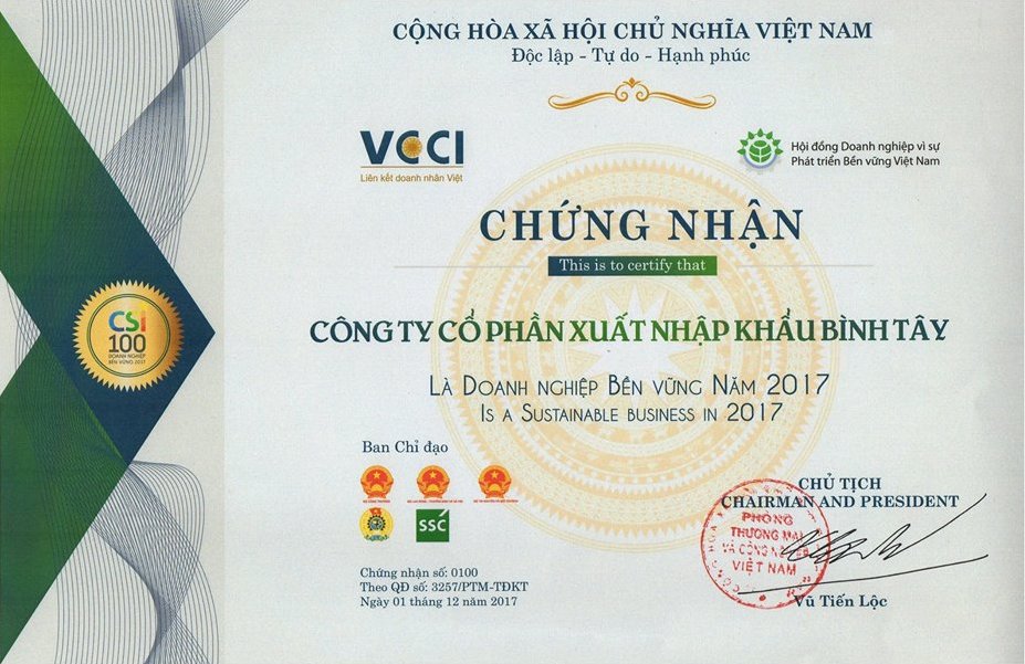 Đây là năm đầu tiên BITEX nằm trong danh sách uy tín này.