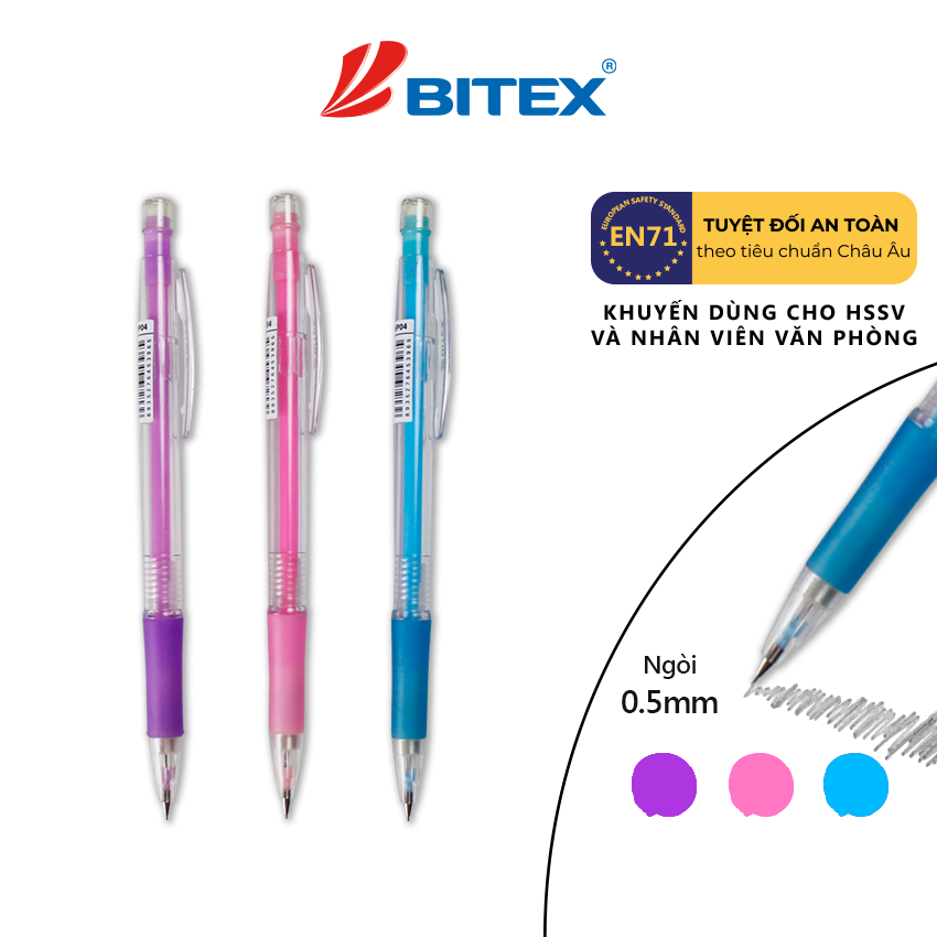 Bút chì bấm 0.5mm MP04 (24 cây/hộp)