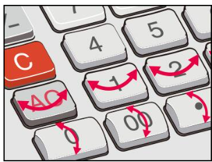 Máy được thiết kế khoa học, giúp người dùng di chuyển tay dễ dàng