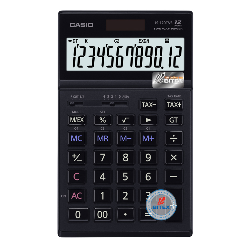 Máy tính Casio JS-120TVS Hiệu Suất Cao