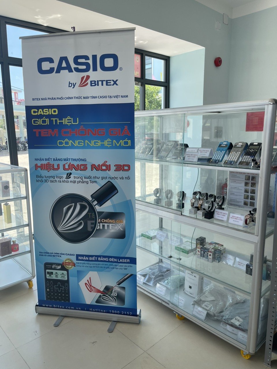 BITEX xuất hiện với sự góp mặt của thương hiệu CASIO (máy tính khoa học và đồng hồ)