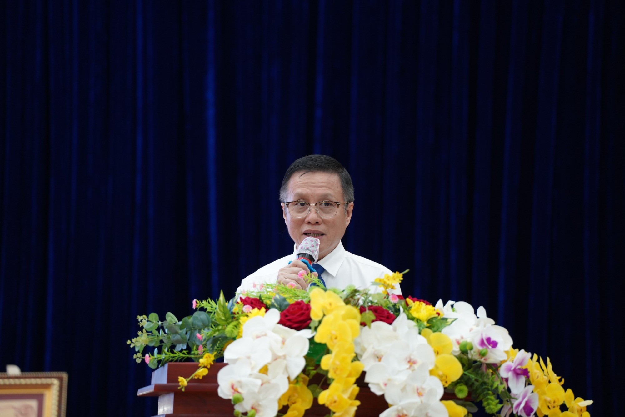 Ông Nguyễn Xuân Dũng - Chủ tịch Hội đồng Quản trị Công ty BITEX trong bài phát biểu tại sự kiện