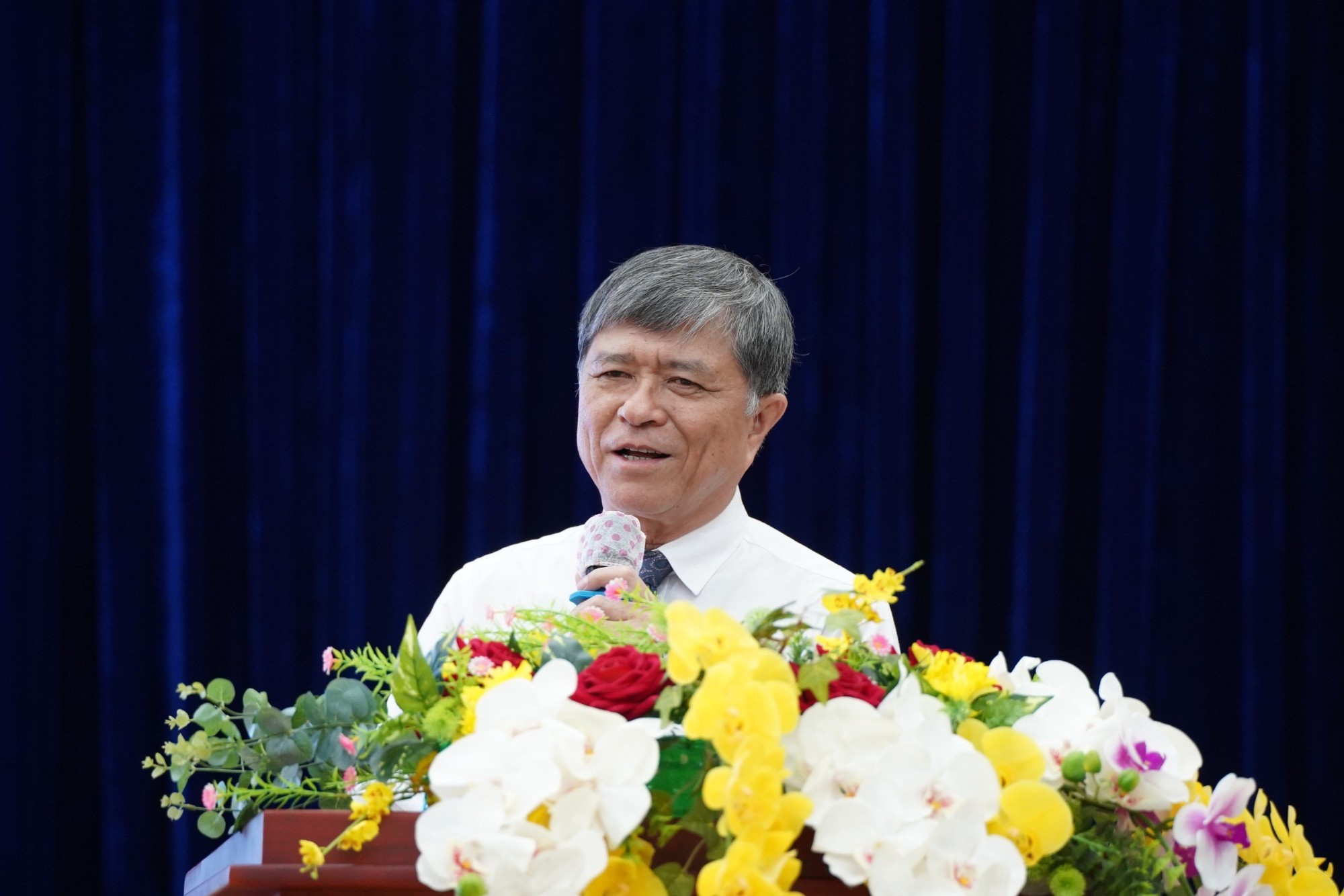 Thầy Nguyễn Văn Hiếu - Bí thư Đảng ủy, Giám đốc Sở giáo dục và Đào tạo TP.HCM chia sẻ tại sự kiện