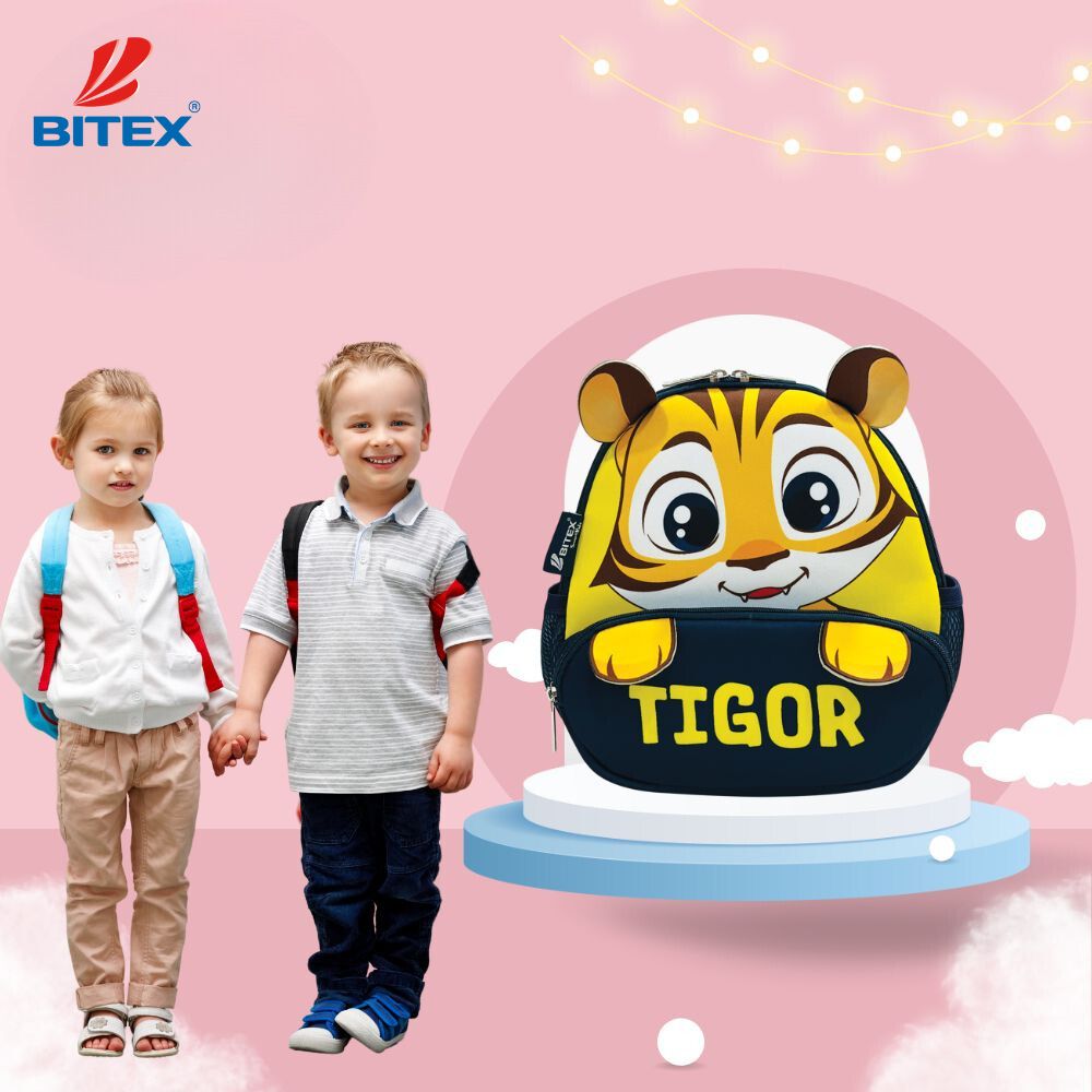 Balo bé trai tiểu học Cute Pets-Tigor B-042 thiết kế tỉ mỉ 