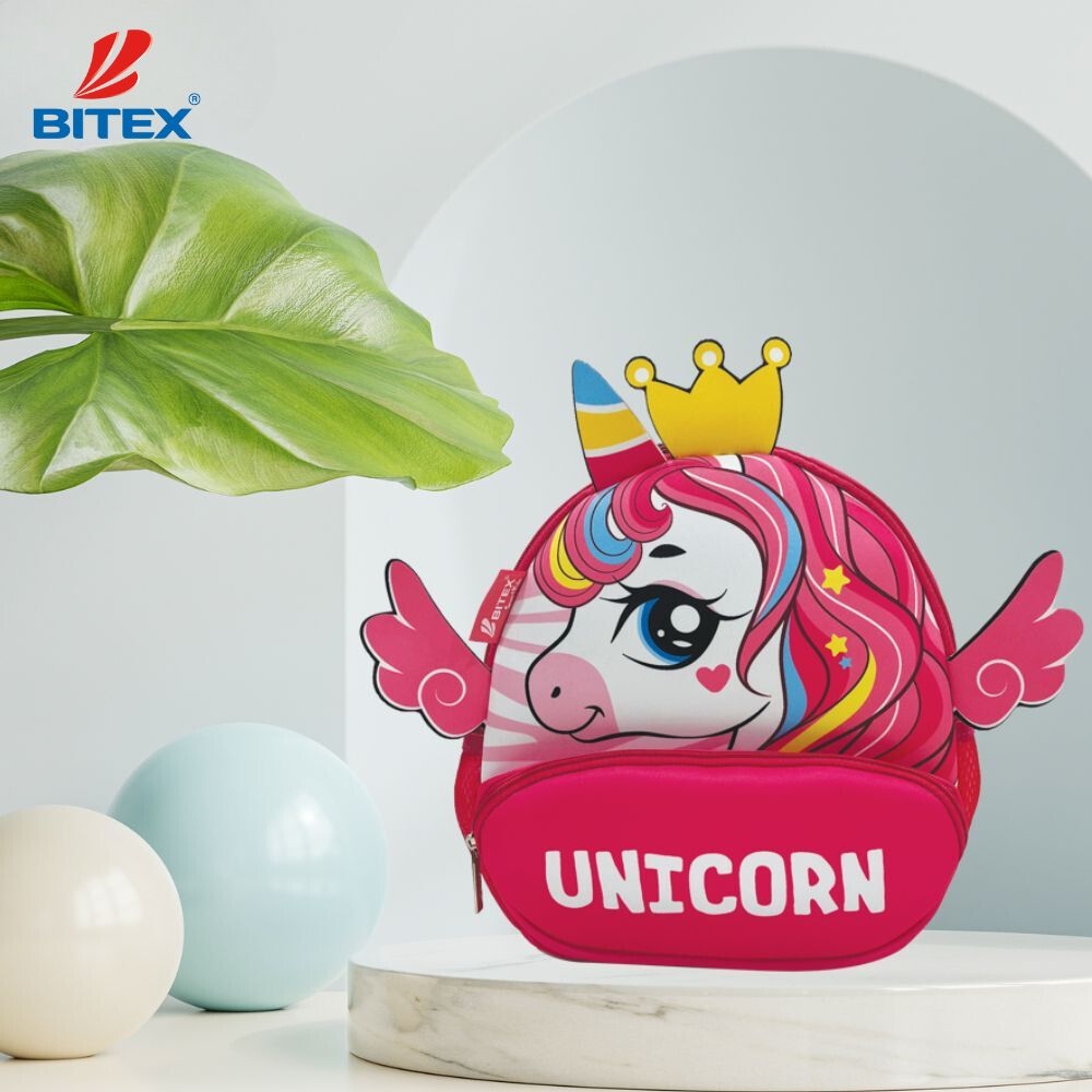 Balo bé gái tiểu học Cute Pets-Unicorn B-019 chống thấm nước