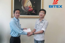 BITEX trao học bổng cho học sinh đạt thành tích cao trong thi cử