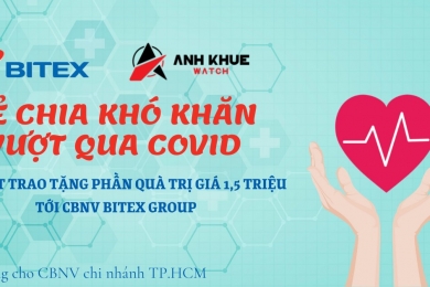 Chủ tịch HĐQT BITEX Group tặng quà “chia sẻ khó khăn - vượt qua Covid” cho CBNV TP.HCM