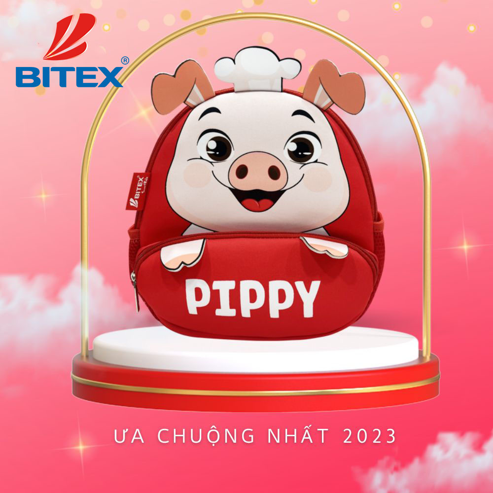 Balo Cute Pets-Pippy B-044 cho bé mẫu giáo ưa chuộng nhất 2023