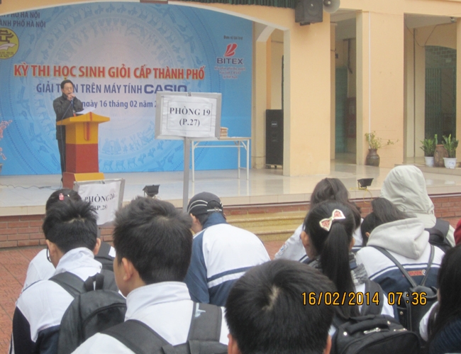 Hà Nội tổ chức thi HSG Giải toán trên máy tính cầm tay cấp thành phố