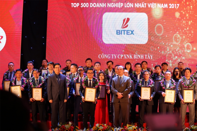 Sau FAST500, PROFIT500, BITEX tiếp tục được xướng danh tại VNR500 – Top 500 doanh nghiệp lớn nhất Việt Nam