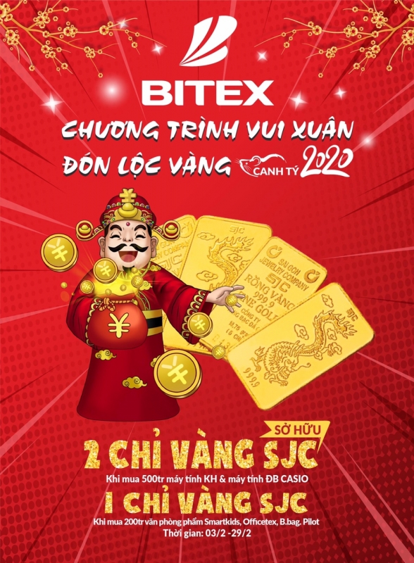BITEX công bố nhà phân phối may mắn trúng vàng chương trình Vui Xuân – Đón Lộc Vàng