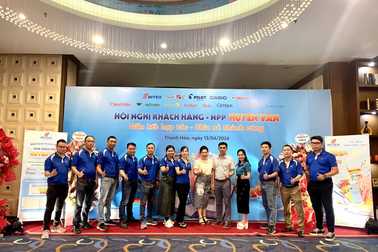 BITEX tham dự Hội nghị khách hàng năm 2024 do NPP Huyên Vân tổ chức tại Thanh Hóa với chủ đề “Gắn kết hợp tác - Chia sẻ thành công”