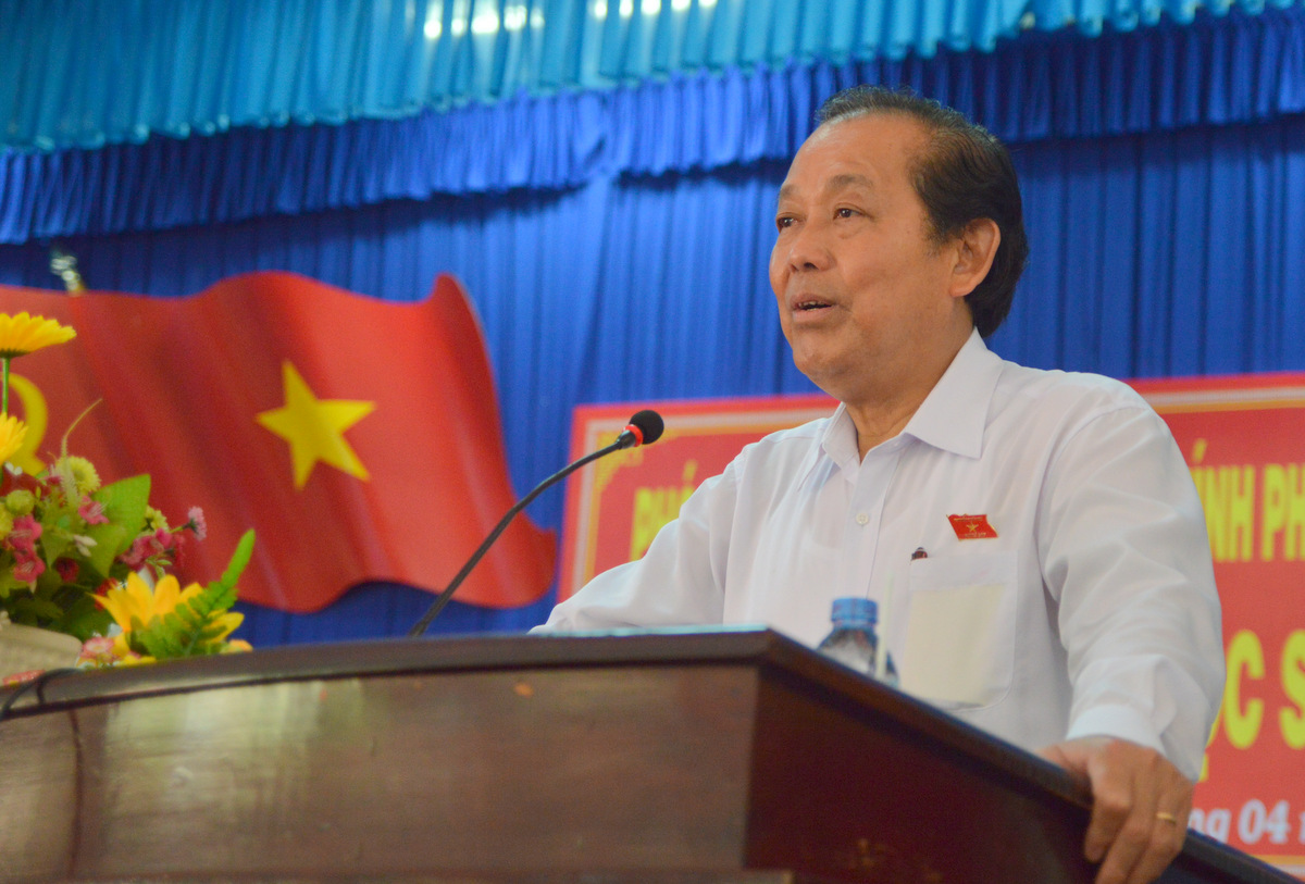 Phó Thủ tướng Trương Hoà Bình phát biểu tại buổi lễ