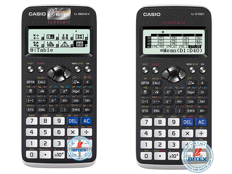 So sánh “cặp song sinh” Casio fx-580VN X và Casio fx-570EX