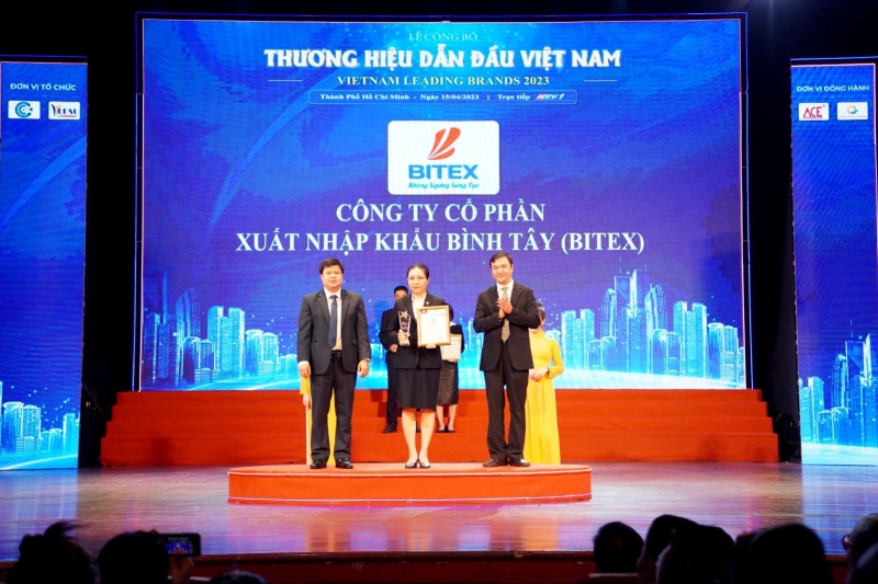 BITEX vinh danh Top 10 Thương hiệu dẫn đầu Việt Nam 2023
