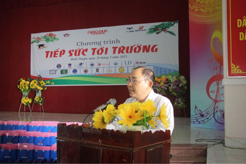 BITEX tặng 200 phần quà Tiếp Sức Đến Trường cho các em học sinh tại huyện Bắc Bình, tỉnh Bình Thuận