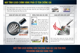 Tại sao máy tính Casio ở Việt Nam lại có tem chống giả BITEX?