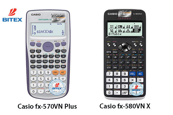 So sánh tính năng máy tính Casio fx-580VN X và Casio fx ...