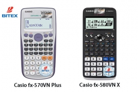 So sánh tính năng máy tính Casio fx-580VN X và Casio fx-570VN Plus