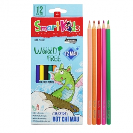 Bút chì màu 12 màu Wood Free (12 màu/hộp)