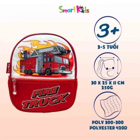 Ba lô MG Toy Station-Fire Truck B-006 Đỏ