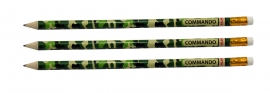 Bút chì đen HB H-Commando xanh lá