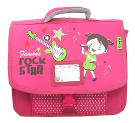 Cặp học sinh Rock Star C-12-025 màu hồng