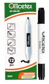 Bút lông dầu mực đen OT-PM003BL (12 cây-hộp)