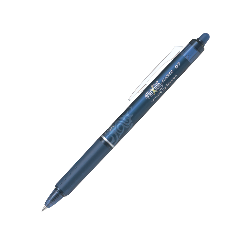 Bút xóa được Frixion ball Clicker mực xanh đen BLRT-FR7-BB-ME (12 cây/hộp)