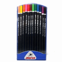Bút chì màu H-2080/12P -đen,h.nhựa