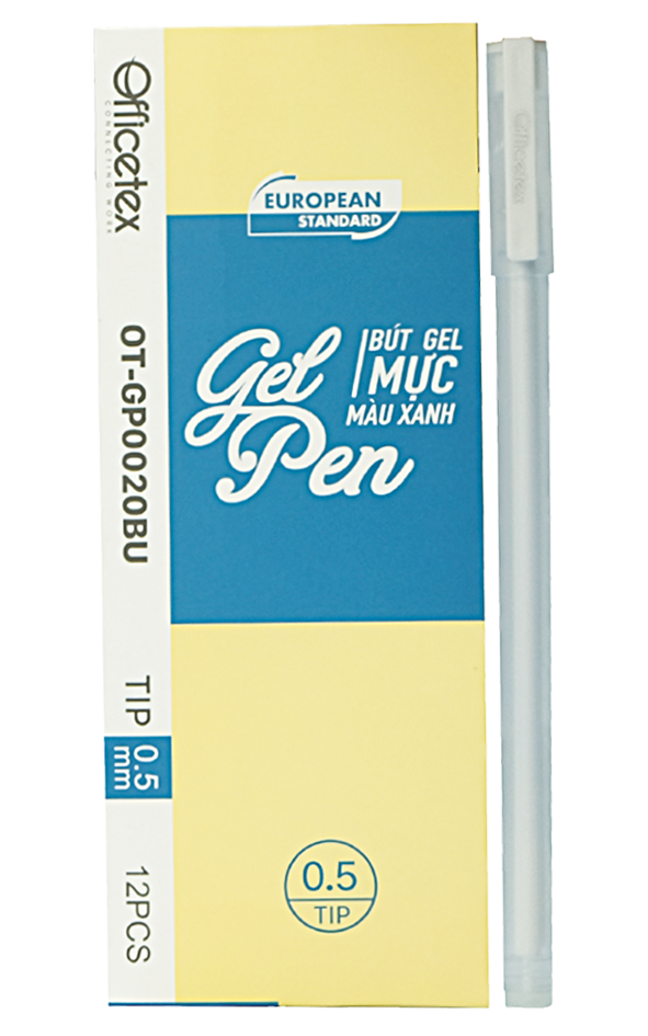 Bút gel mực xanh OT-GP020BU