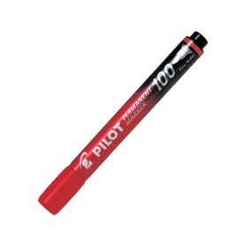 Bút lông dầu Permanent Marker 100 mực đỏ SCA-100-R (12 cây/hộp)
